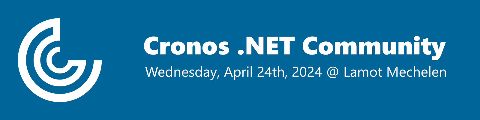 Cronos .NET Community Event